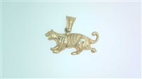 Pendente Animaletti in Oro giallo TIGRE F Q/D 3.20 Sommer G